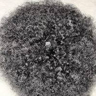 Afro bun - 2 Clip, 12inches, colour 1B